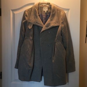 Urban outfitters grey pea coat